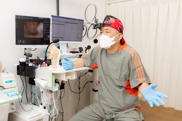 多くの経験と実績を持つ耳鼻咽喉科専門医による診療